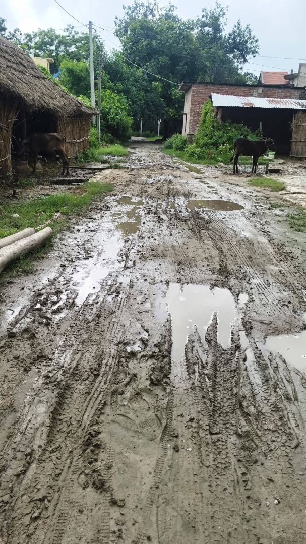 जिस गांव से अदम गोंडवी ने व्यवस्था को आईना दिखाया, उसी गांव की सड़कें आज भी कीचड़ और गड्ढों में तब्दील