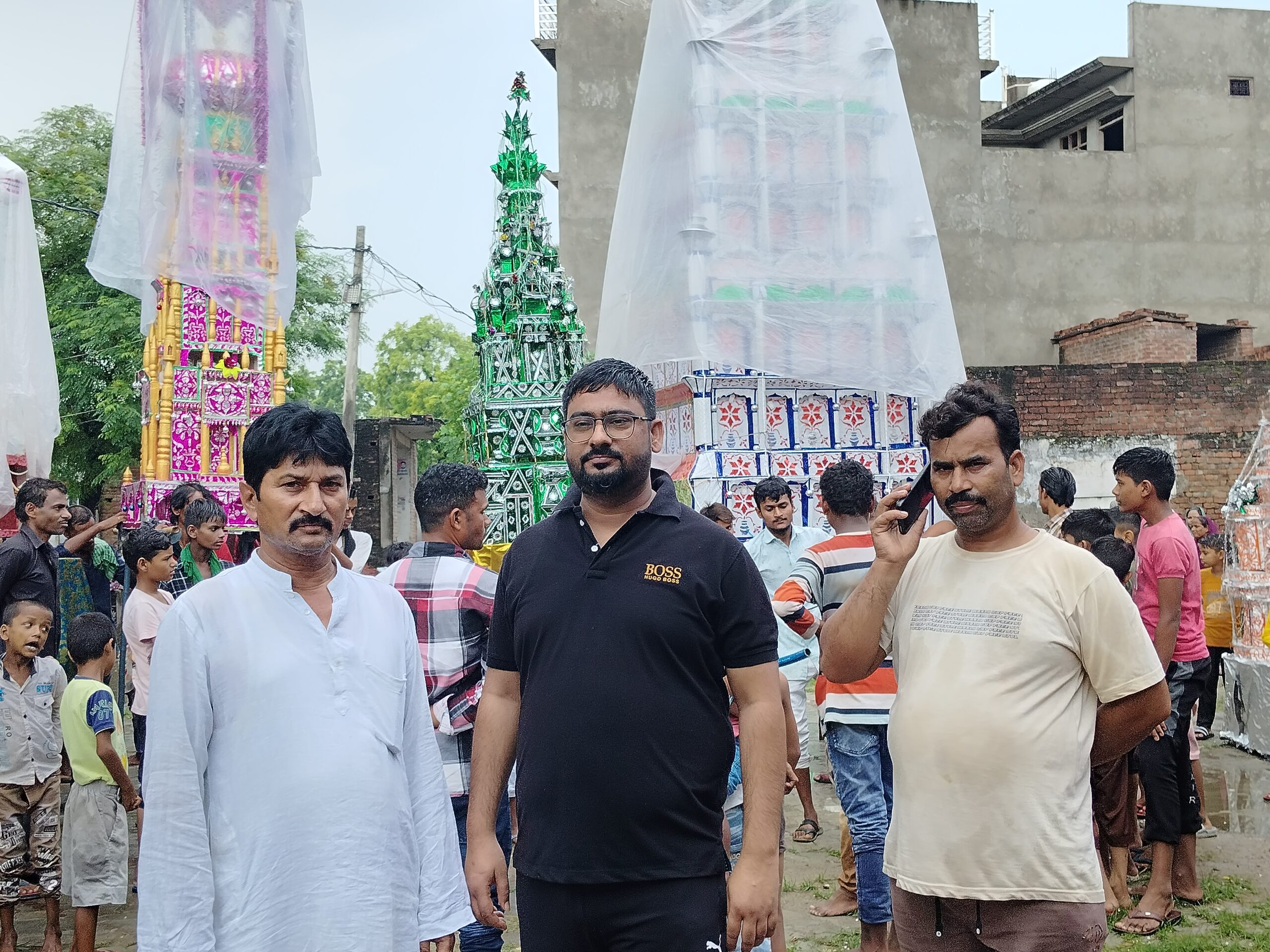 गोंडा : मोहर्रम के चालीसवें दिन निकला ताजिया का जुलूस