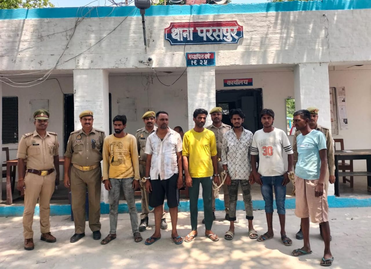 गोंडा : केबिल ड्रम चोरी का खुलासा, छह श्रमिक गिरफ्तार