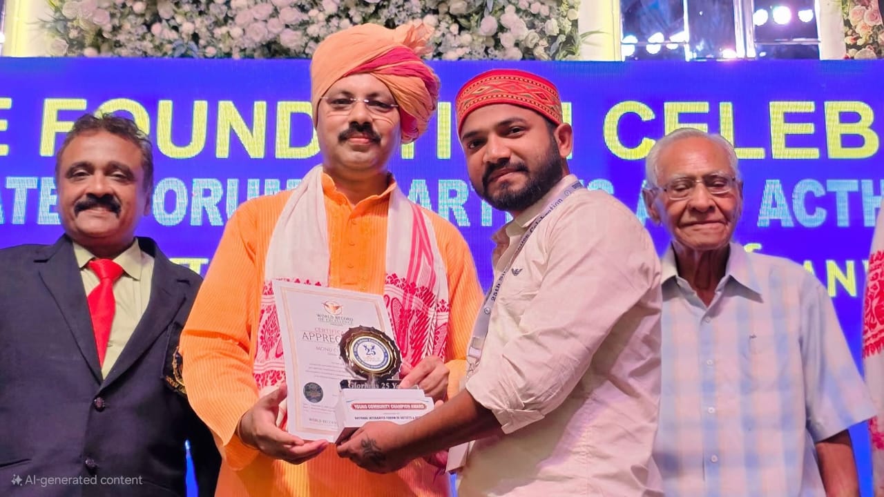 गोंडा : राष्ट्रीय मंच पर चमका करनाल का सितारा, परसपुर निवासी मोनू चौरसिया को रक्तदान के क्षेत्र में मिला विशेष सम्मान